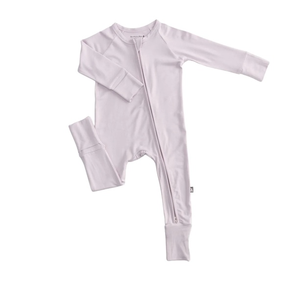 New Bumbunny Footsie Bamboo Romper in Sea Shell - Picture 2 of 8